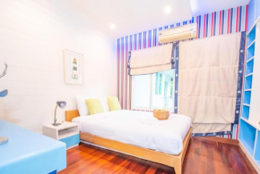 Sea blue pool villa